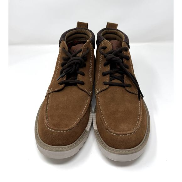 Clarks Men's Barnes Mid Oxford Boot, Cola Suede, Size 9.5 - Picture 2 of 7